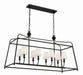 Crystorama 2249-BF Sylvan Eight Light Chandelier Black Forged Main Image.jpg