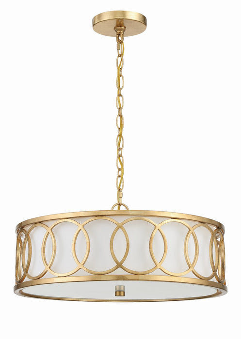 Crystorama 287-GA Graham Six Light Chandelier Antique Gold Alternate Image 2.jpg
