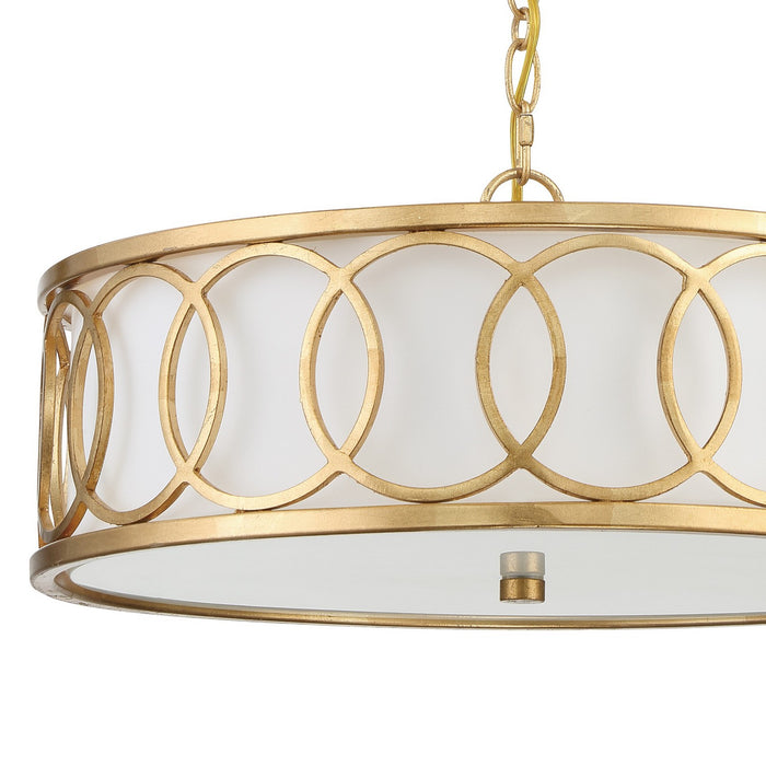 Crystorama 287-GA Graham Six Light Chandelier Antique Gold Alternate Image 4.jpg