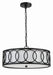Crystorama 287-MK Graham Six Light Chandelier Matte Black Alternate Image 2.jpg