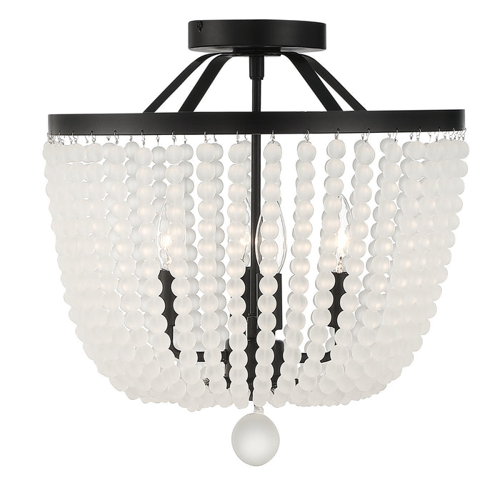 Crystorama 604-MK-FR_CEILING Rylee Four Light Semi Flush Mount Matte Black Main Image.jpg