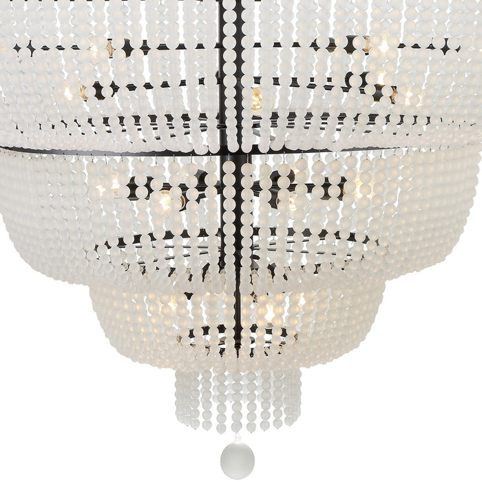 Crystorama 618-MK Rylee 24 Light Chandelier Matte Black Alternate Image 4.jpg