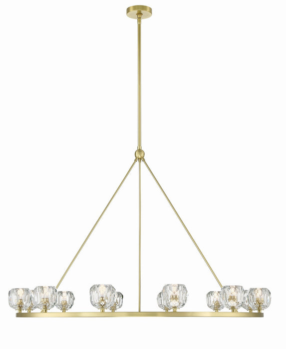 Crystorama ARA-10266-SB Aragon LED Chandelier Soft Brass Main Image.jpg