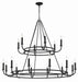 Crystorama BAI-A2109-MK Bailey 18 Light Chandelier Matte Black Main Image.jpg