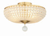 Crystorama BLA-10665-GA Bella Four Light Semi Flush Mount Antique Gold Main Image.jpg
