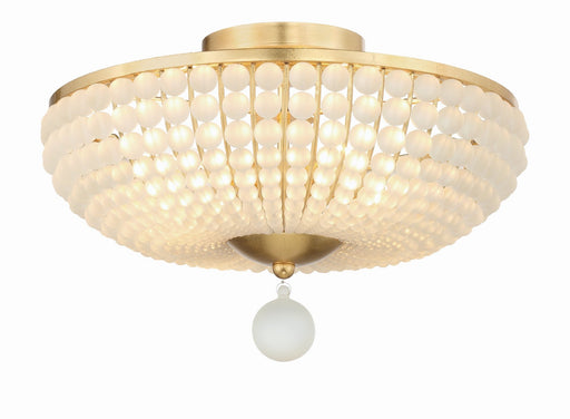 Crystorama BLA-10665-GA Bella Four Light Semi Flush Mount Antique Gold Main Image.jpg
