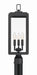 Crystorama BYR-80109-MK Byron Three Light Outdoor Post Mount Matte Black Main Image.jpg