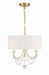 Crystorama DEL-90803-AG Delilah Three Light Mini Chandelier Aged Brass Main Image.jpg