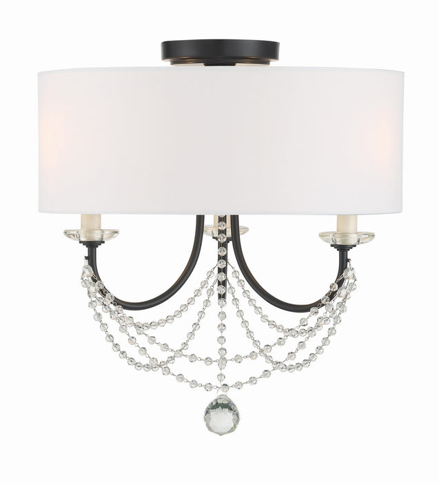 Crystorama DEL-90803-MK_CEILING Delilah Three Light Semi Flush Mount Matte Black Main Image.jpg
