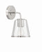 Crystorama FUL-911-PN-CL Fulton One Light Bath Polished Nickel Main Image.jpg