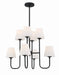 Crystorama KEE-A3008-BF Keenan Eight Light Chandelier Black Forged Main Image.jpg