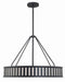 Crystorama KEN-8306-BF Kendal Six Light Pendant Black Forged Main Image.jpg