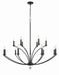 Crystorama MIL-8015-BK Mila 15 Light Chandelier Black Main Image.jpg