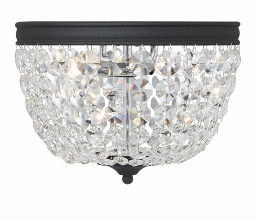 Crystorama NOL-312-BF-CL-MWP Nola Two Light Flush Mount Black Forged Main Image.jpg