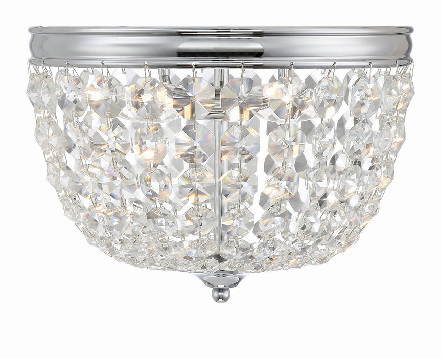 Crystorama NOL-312-CH-CL-MWP Nola Two Light Flush Mount Polished Chrome Main Image.jpg