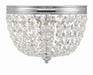 Crystorama NOL-312-CH-CL-MWP Nola Two Light Flush Mount Polished Chrome Main Image.jpg