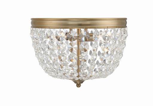 Crystorama NOL-312-VG-CL-MWP Nola Two Light Flush Mount Vibrant Gold Main Image.jpg