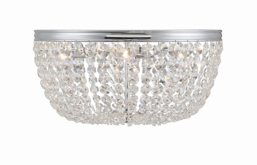 Crystorama NOL-320-CH-CL-MWP Nola Five Light Flush Mount Polished Chrome Main Image.jpg