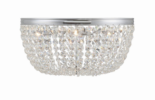 Crystorama NOL-320-CH-CL-MWP Nola Five Light Flush Mount Polished Chrome Main Image.jpg