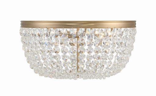 Crystorama NOL-320-VG-CL-MWP Nola Five Light Flush Mount Vibrant Gold Main Image.jpg