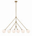 Crystorama OMN-3006-AG Omni Six Light Chandelier Aged Brass Main Image.jpg