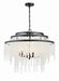 Crystorama POP-A5076-MK-FR Poppy Six Light Chandelier Matte Black Main Image.jpg