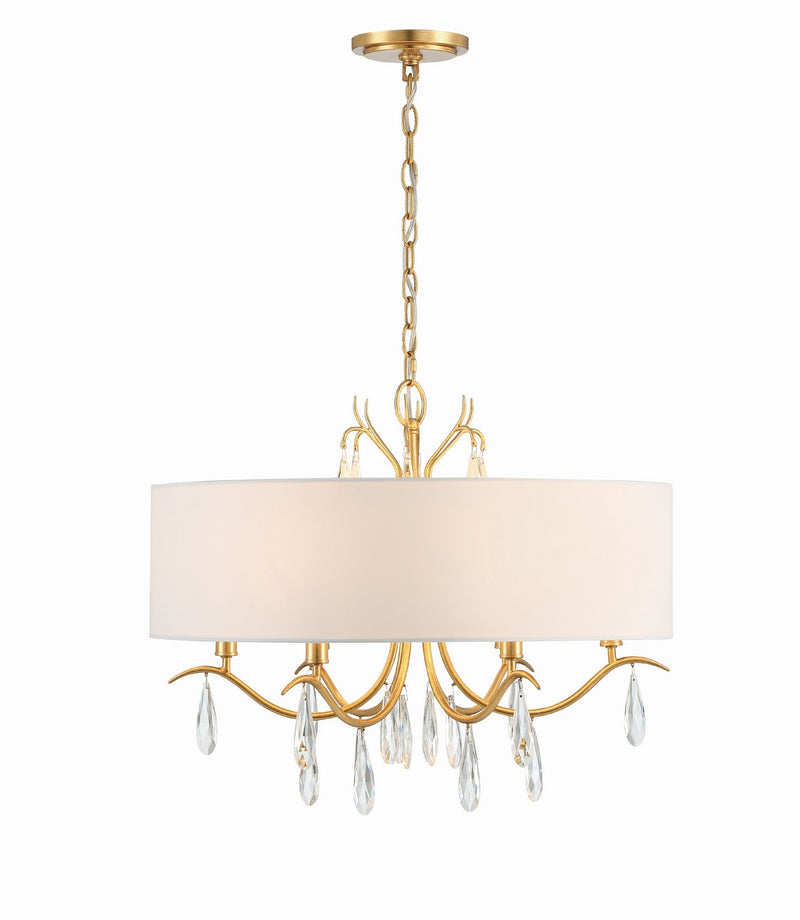 Crystorama ROL-18806-GA Rollins Six Light Chandelier Antique Gold Main Image.jpg