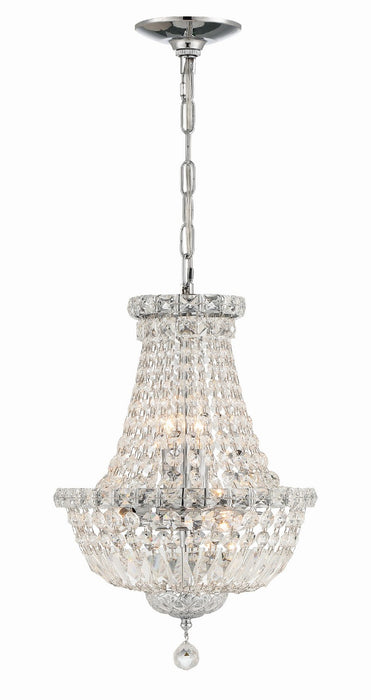 Crystorama ROS-A1006-CH-CL-MWP Roslyn Five Light Mini Chandelier Polished Chrome Main Image.jpg