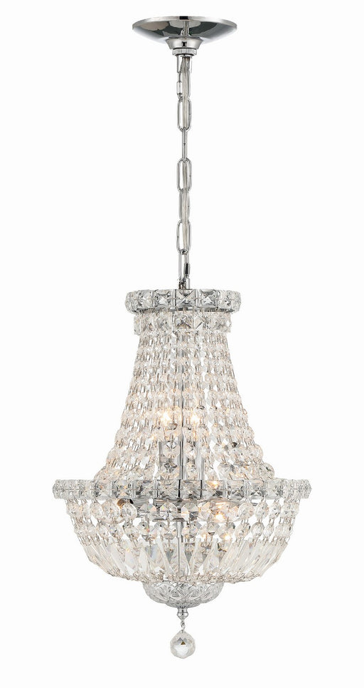 Crystorama ROS-A1006-CH-CL-MWP Roslyn Five Light Mini Chandelier Polished Chrome Main Image.jpg