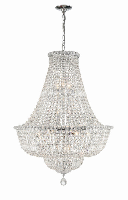 Crystorama ROS-A1015-CH-CL-MWP Roslyn 15 Light Chandelier Polished Chrome Main Image.jpg