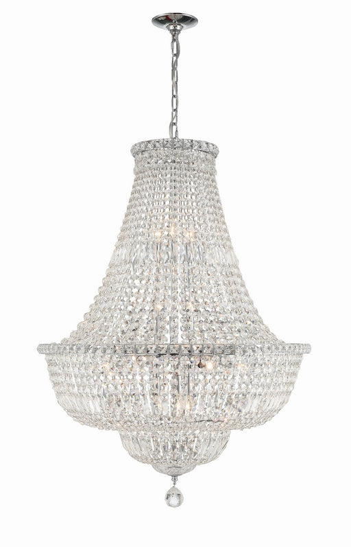 Crystorama ROS-A1015-CH-CL-MWP Roslyn 15 Light Chandelier Polished Chrome Main Image.jpg