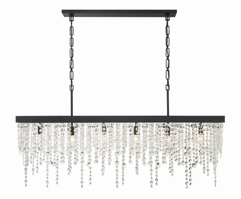Crystorama WIN-617-BF-CL-MWP Winham Six Light Chandelier Black Forged Main Image.jpg