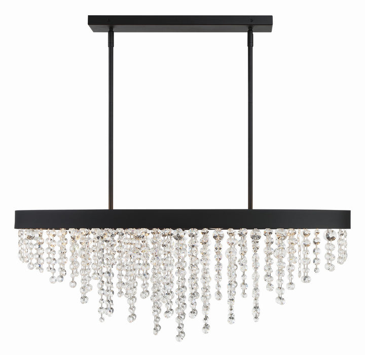 Crystorama WIN-619-BF-CL-MWP Winham Eight Light Chandelier Black Forged Main Image.jpg