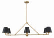 Crystorama XAV-B9306-VG Xavier Six Light Chandelier Vibrant Gold Main Image.jpg