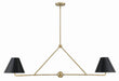 Crystorama XAV-B9307-VG Xavier Four Light Chandelier Vibrant Gold Main Image.jpg
