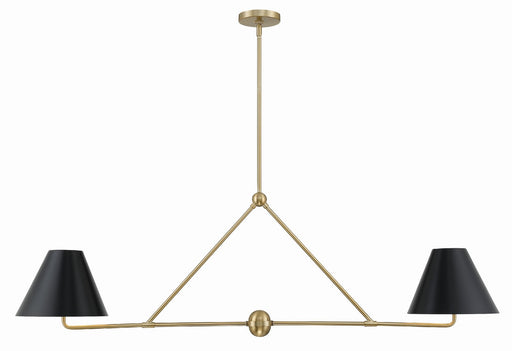 Crystorama XAV-B9307-VG Xavier Four Light Chandelier Vibrant Gold Main Image.jpg