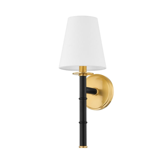 Mitzi H759101-AGB/SBK Banyan One Light Wall Sconce, Aged Brass Main Image.jpg