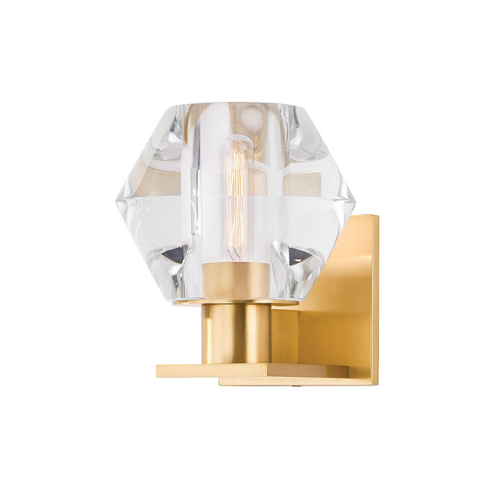 Hudson Valley 7408-AGB Cooperstown One Light Wall Sconce, Aged Brass Main Image.jpg