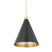 Hudson Valley MDS1304-ADB Osterley One Light Pendant, Aged/Antique Distressed Bronze Main Image.jpg