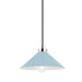 Hudson Valley MDS1401-PN/BB Clivedon One Light Pendant, Polished Nickel Main Image.jpg