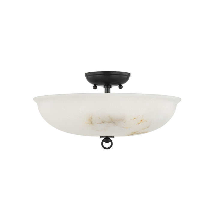 Hudson Valley MDS810-DB Somerset Three Light Semi Flush Mount, Distressed Bronze Main Image.jpg