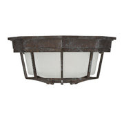 Savoy House 5-2066-72 One Light Flush Mount, Rustic Bronze (2)