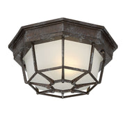 Savoy House 5-2066-72 One Light Flush Mount, Rustic Bronze (4)
