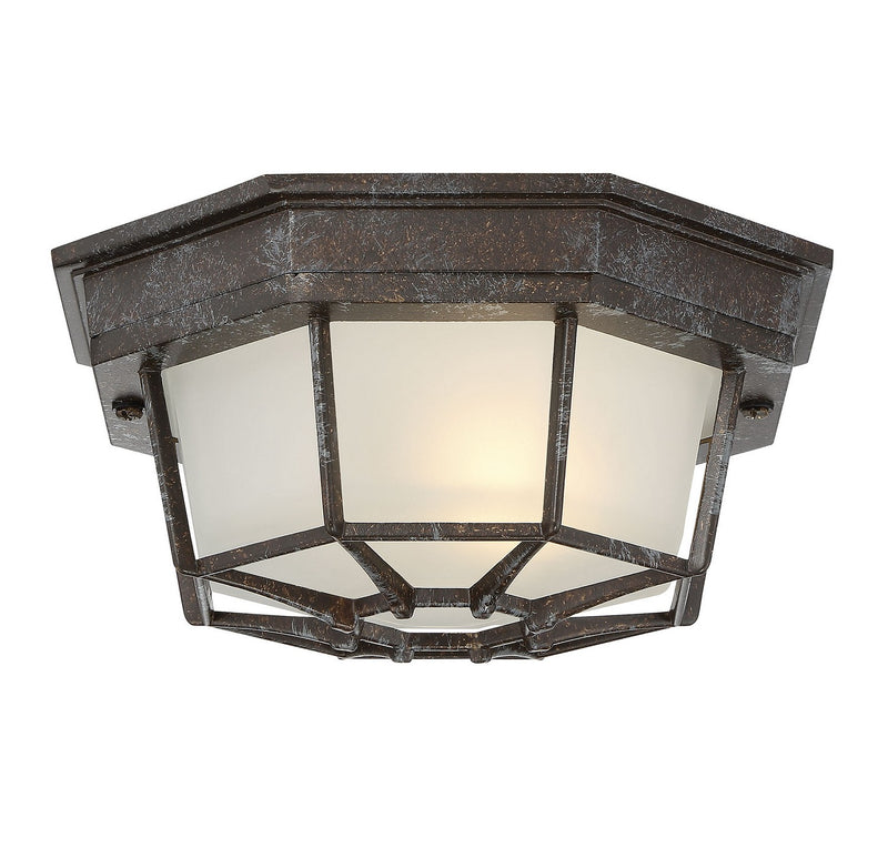 Savoy House 5-2066-72 One Light Flush Mount, Rustic Bronze (5)