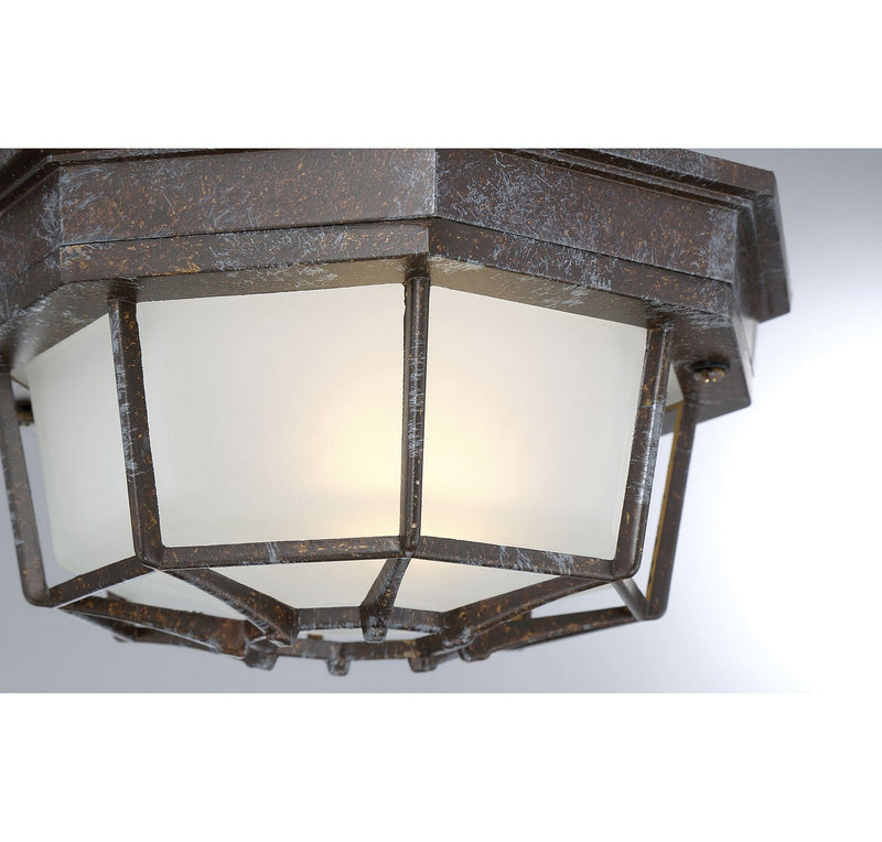 Savoy House 5-2066-72 One Light Flush Mount, Rustic Bronze (6)
