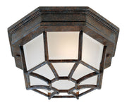 Savoy House 5-2066-72 One Light Flush Mount, Rustic Bronze
