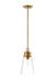 Z-Lite 2300P8-RB Wentworth One Light Pendant, Rubbed Brass Main Image.jpg