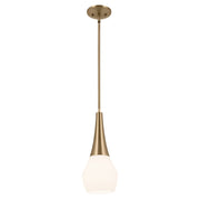 Kichler 52529CPZ One Light Pendant, Champagne Bronze