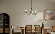 Kichler 52550PN Eight Light Chandelier, Polished Nickel (4)