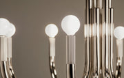 Kichler 52550PN Eight Light Chandelier, Polished Nickel (5)